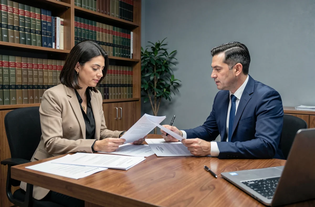 Consultation juridique entre un avocat et une cliente pour un litige de vice caché selon l'article 1641 du Code civil